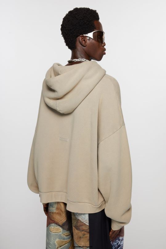 Acne Studios vaatteet betonin harmaa 0VF2B969 hupullinen pusero