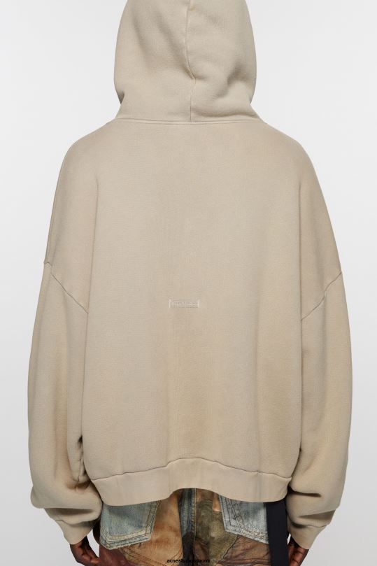 Acne Studios vaatteet betonin harmaa 0VF2B969 hupullinen pusero