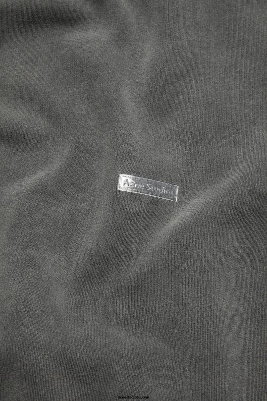 Acne Studios vaatteet haalistunut musta 0VF2B968 hupullinen pusero
