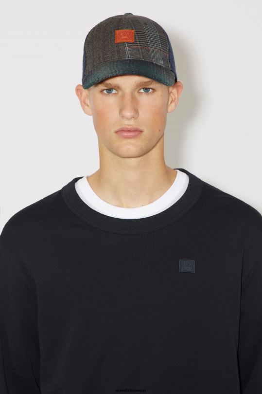 Acne Studios vaatteet musta 0VF2B980 pyöreäkauluksinen pusero - normaali istuvuus unisex