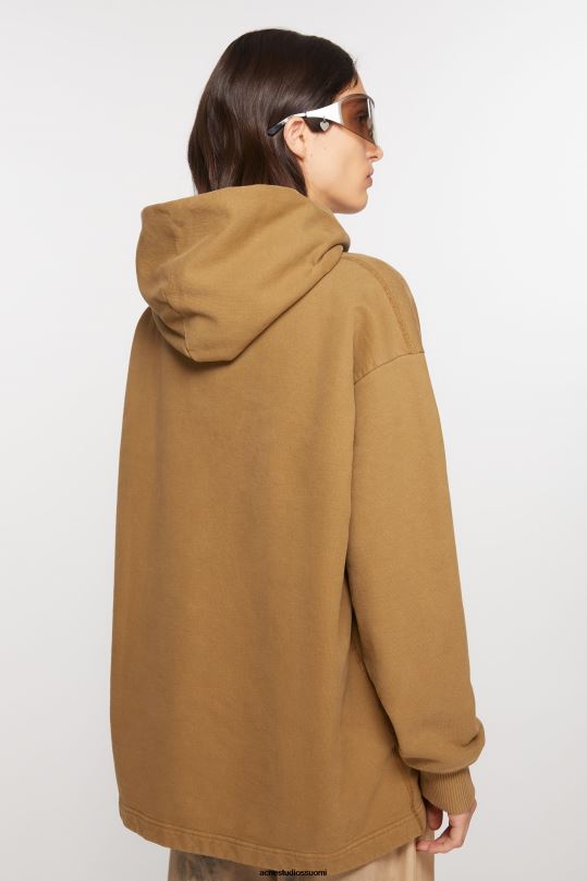 Acne Studios vaatteet muta beige 0VF2B140 hupullinen pusero