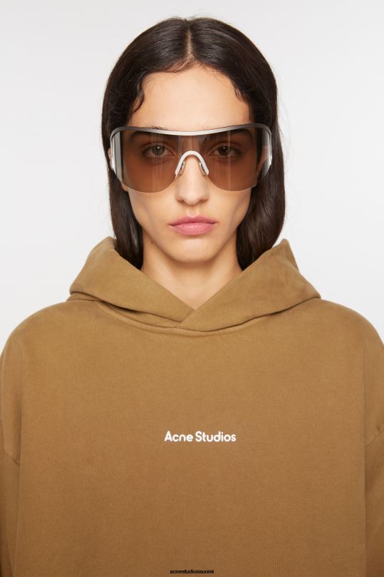 Acne Studios vaatteet muta beige 0VF2B140 hupullinen pusero