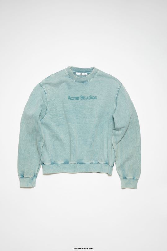 Acne Studios vaatteet puuterinsininen 0VF2B165 sumea logollinen pusero