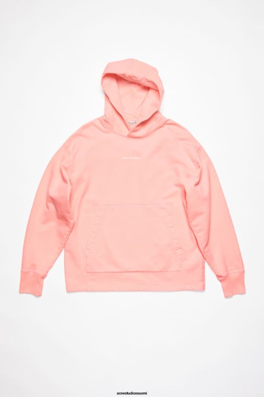 Acne Studios vaatteet vaaleanpunainen 0VF2B965 leimalogollinen huppari