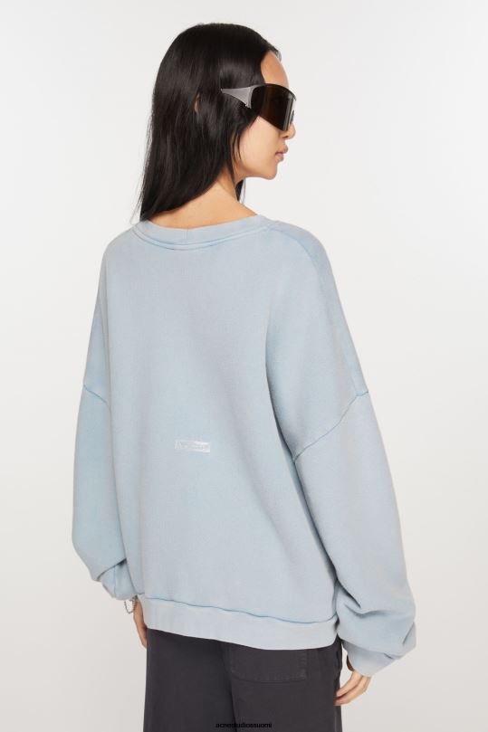 Acne Studios vaatteet vanha sininen 0VF2B374 pyöreä kaula-aukkoinen pusero